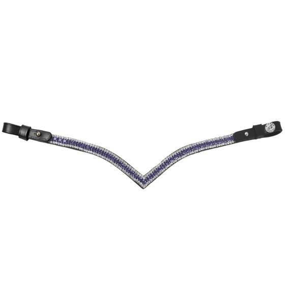 Frontalino V con strass COB