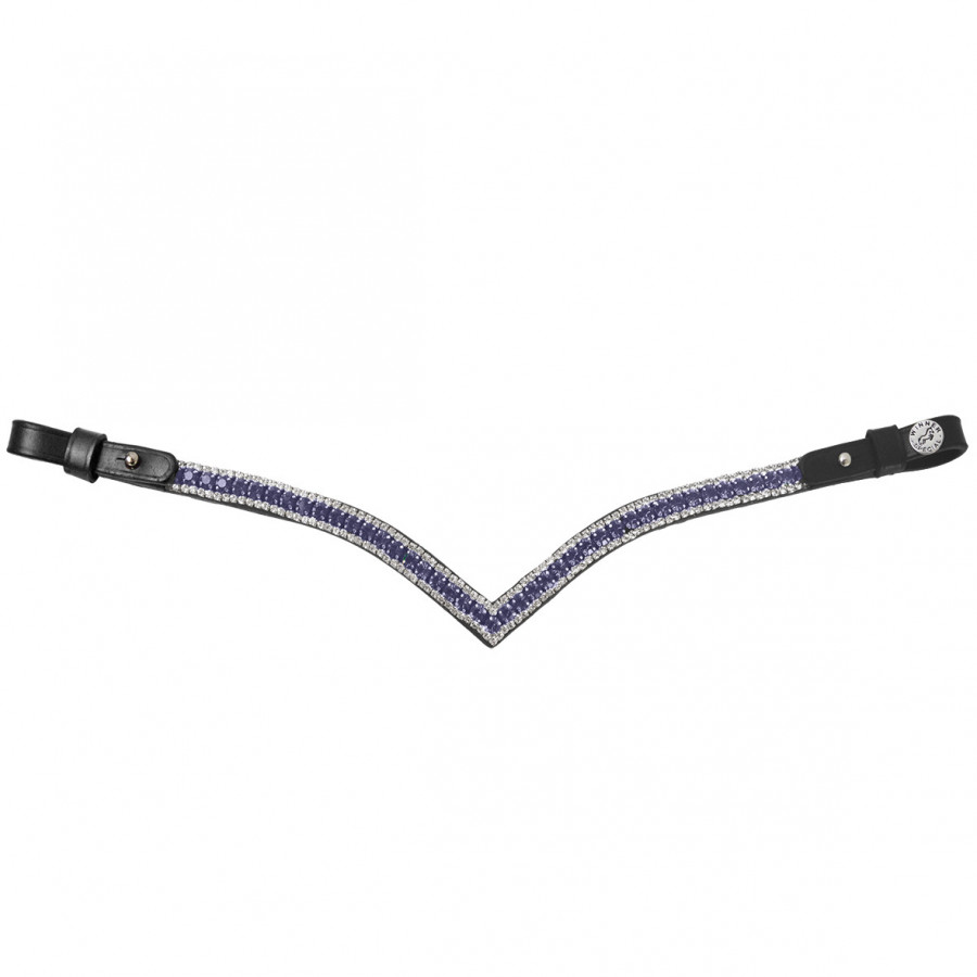 Frontalino V con strass COB