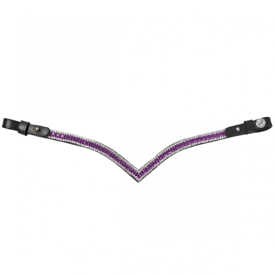 Frontalino V con strass COB