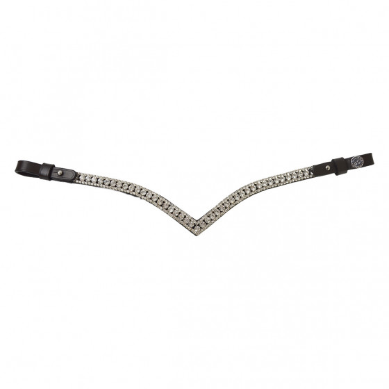 Frontalino V con strass COB