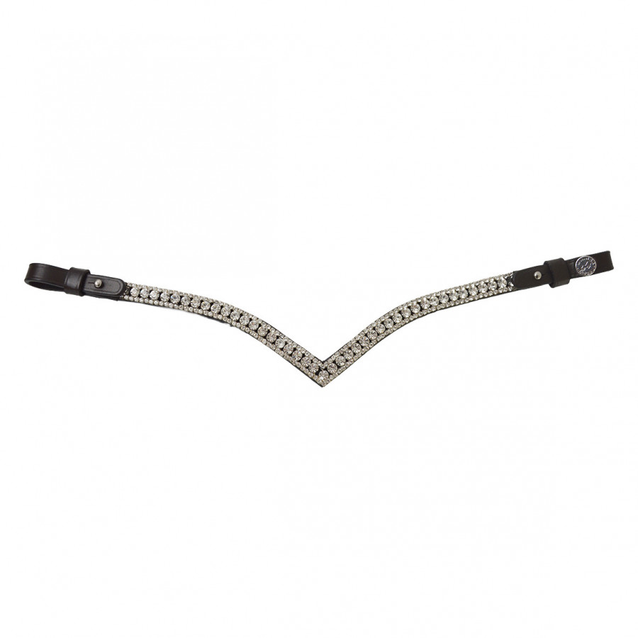 Frontalino V con strass COB