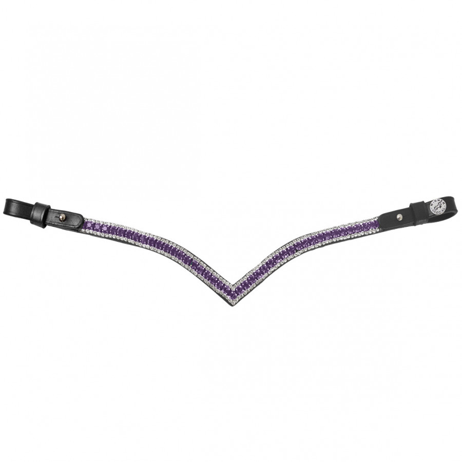 Frontalino V con strass COB