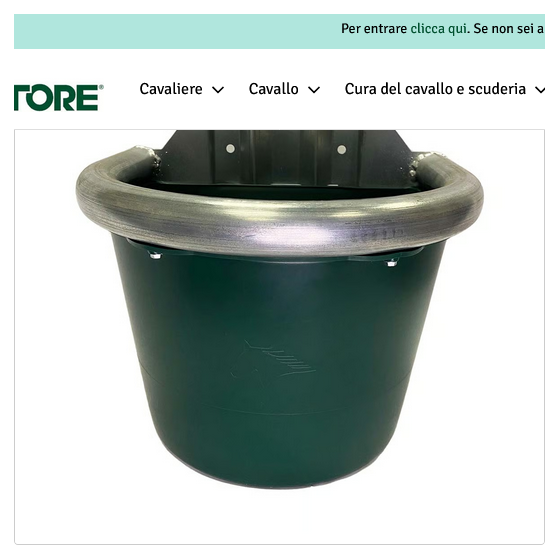 Mangiatoia con bordo zincato