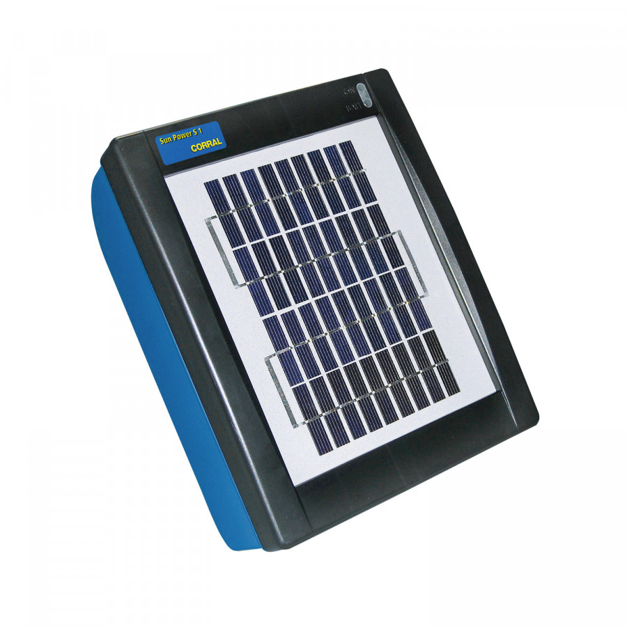 Recinto elettrico con pannello solare