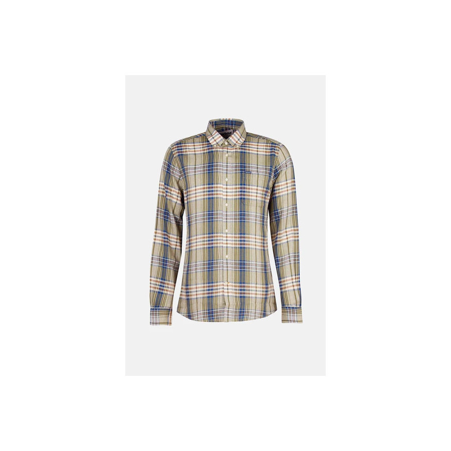 Barbour camicia leggermente aderente laneskin