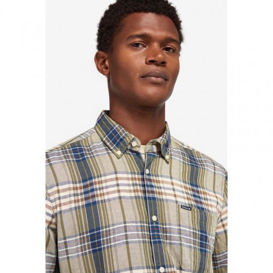 Barbour camicia leggermente aderente laneskin