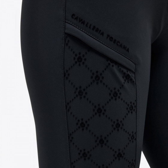 Pantaloni da donna jumping grip al ginocchio