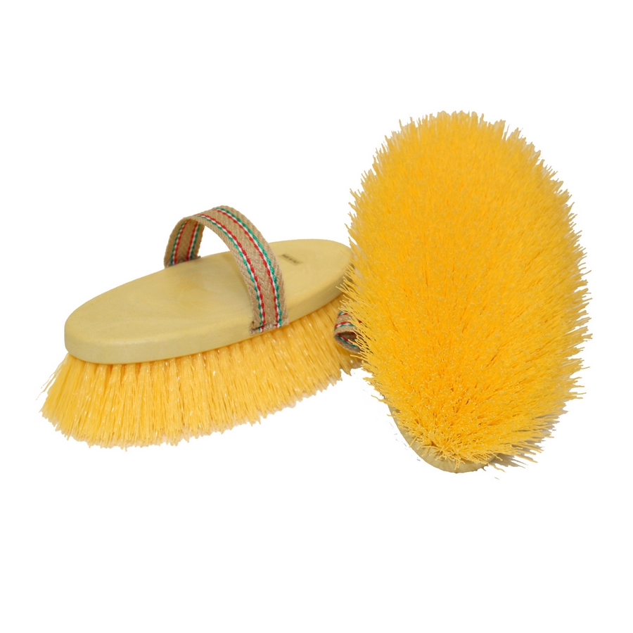 BRUSCONE CON DORSO IN PLASTICA SETOLE BEIGE DA MM 45 MADE IN ITALY