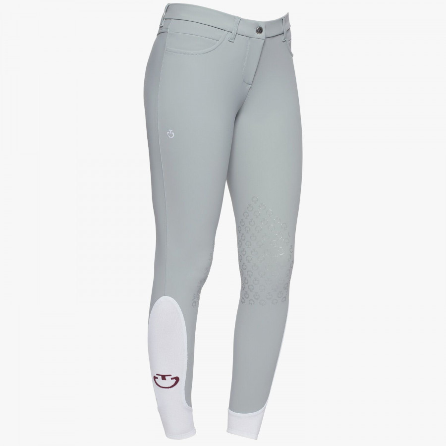 Pantaloni da equitazione donna con grip al ginocchio.
