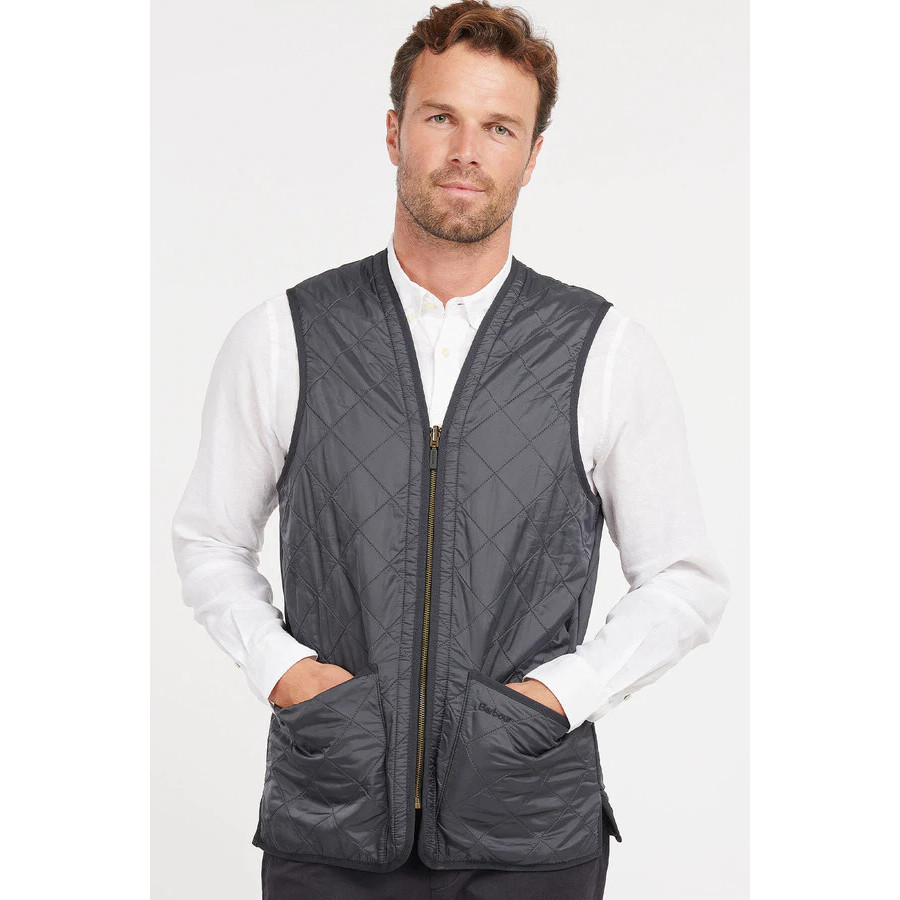 Barbour gilet trapuntato/fodera con zip Polarquilt