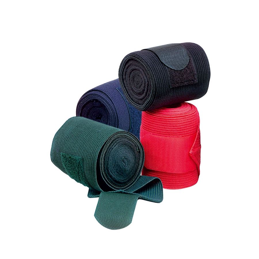 SET 4 FASCE PILE CON ELASTICO CON CHIUSURA IN VELCRO COLORE