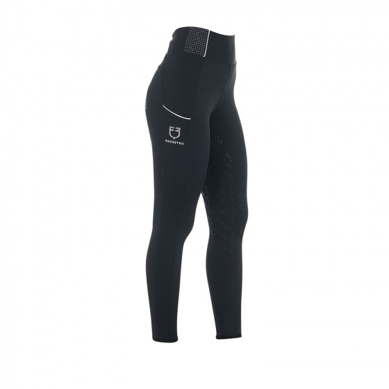 Leggings donna slim fit con strass