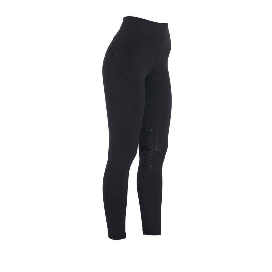 Leggins donna slim fit light tessuto elasticizzato bk/bk