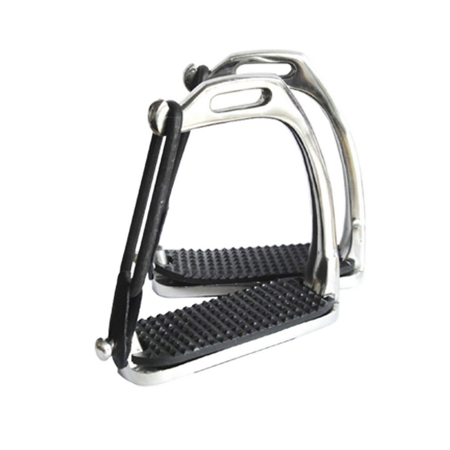 STAFFE DI SICUREZZA BASE MM115 PEDANE NERE IN ACCIAIO