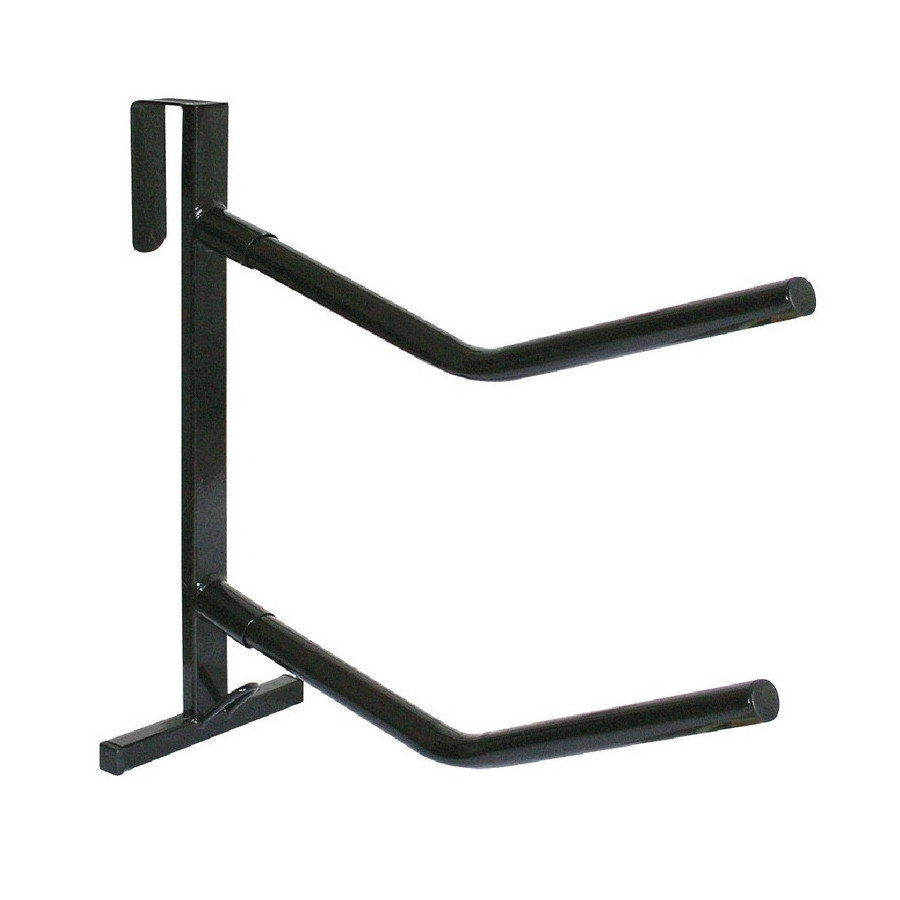 PORTASELLA DA BOX SMONTABILE PORTATILE, PER 2 SELLE IN METALLO NERO