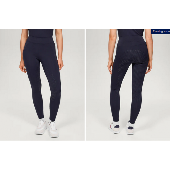 Ambra ad alta vita piena Cuscino Leggings DESERT SKY