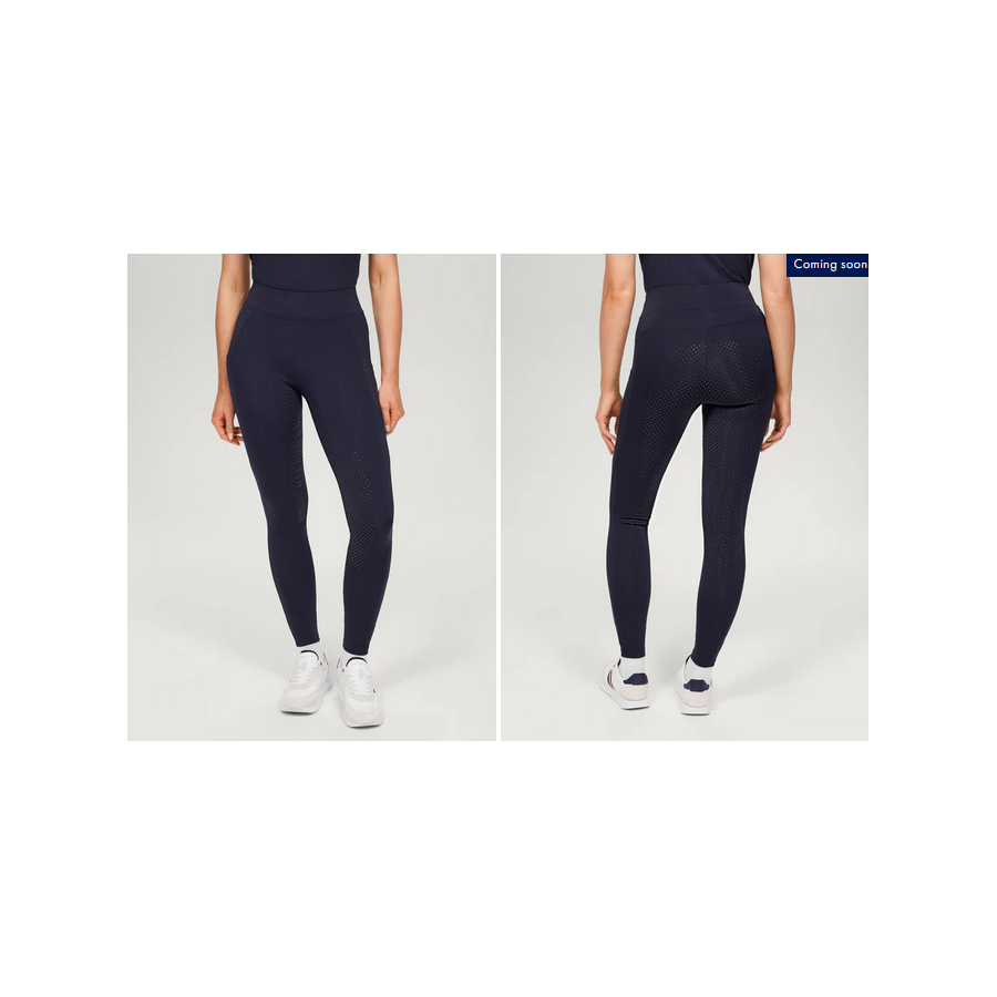 Ambra ad alta vita piena Cuscino Leggings DESERT SKY