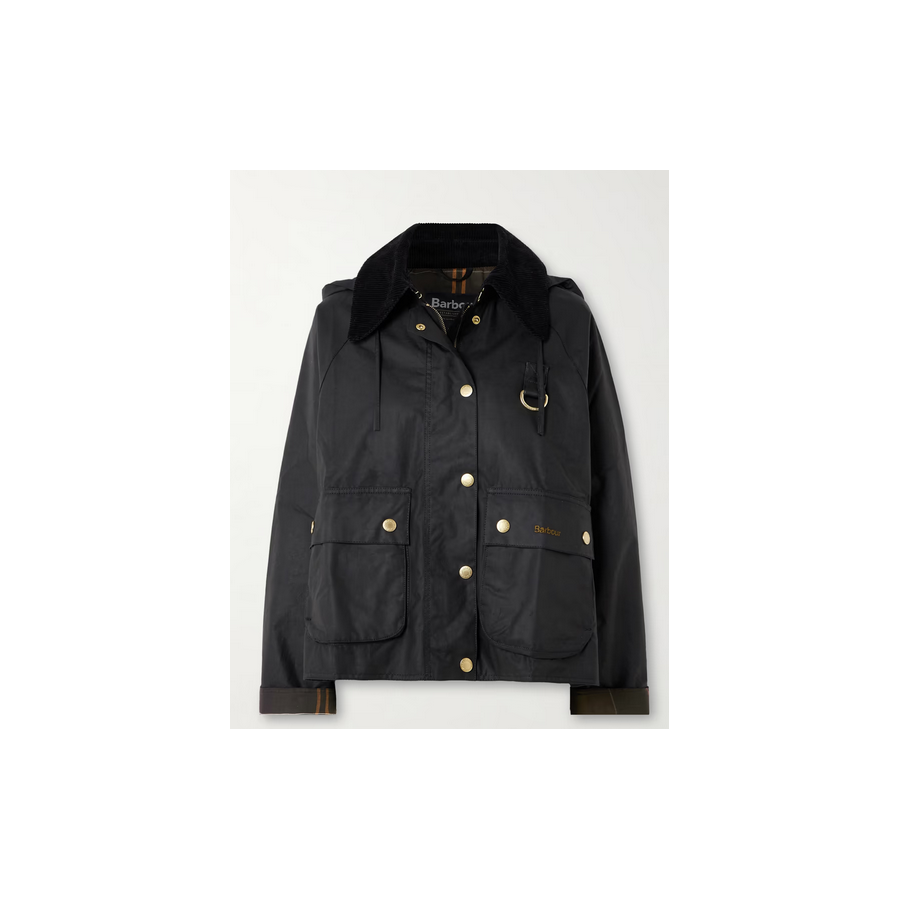 barbour olive eva wax