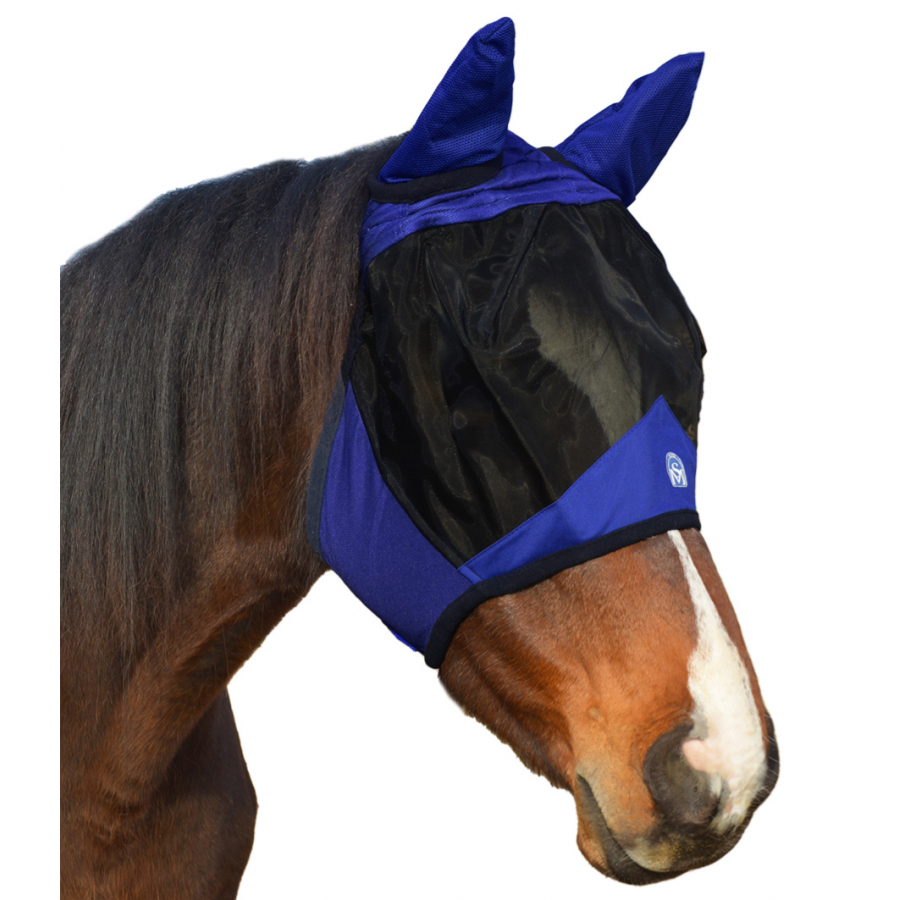 Maschera per mosche con copriorecchie BLU