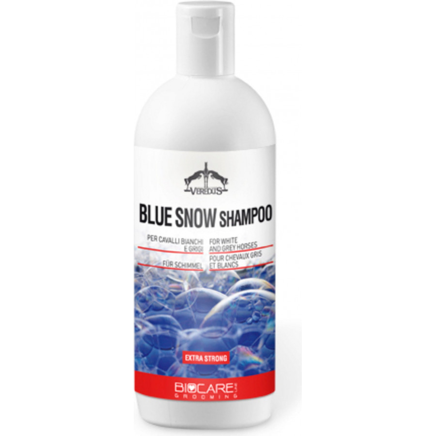 Blue snow shampoo